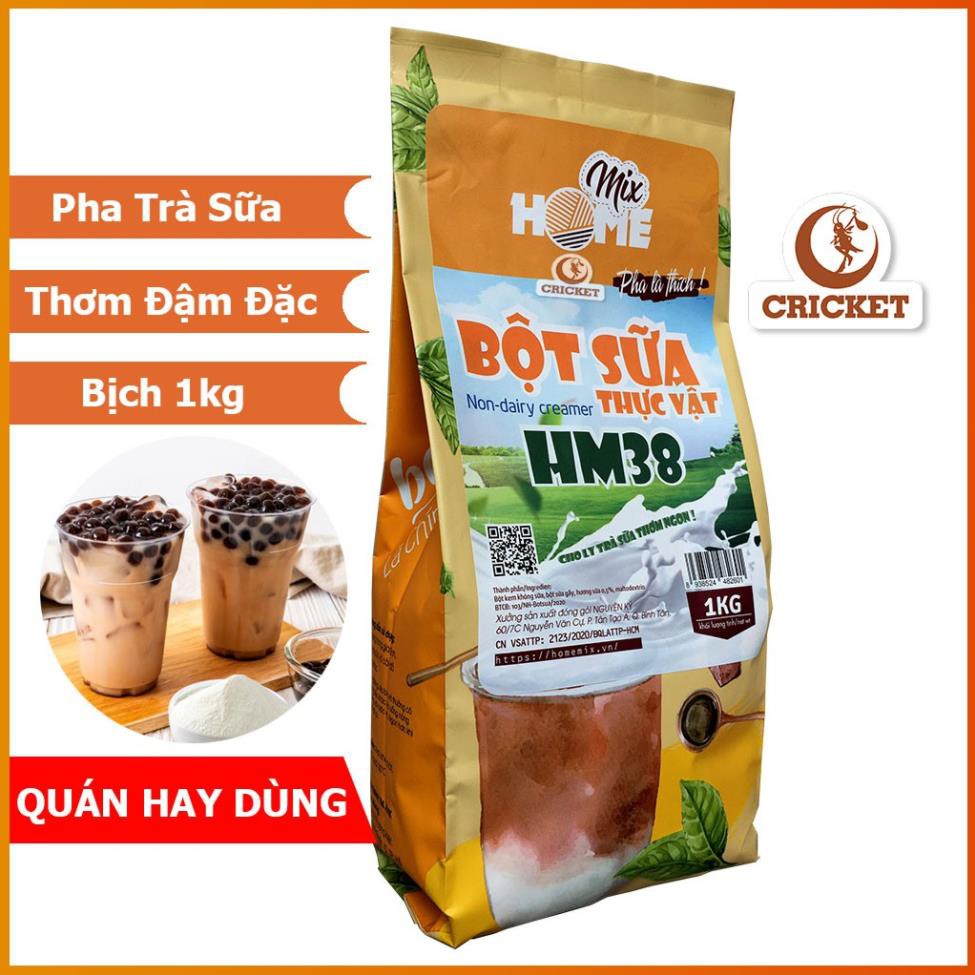 Bột sữa bột kem béo Home Mix (HM38) Bịch 1kg  Bột béo, pha trà sữa, bột trà sữa, làm trà sữa tự pha ngon hơn Bone, MT35