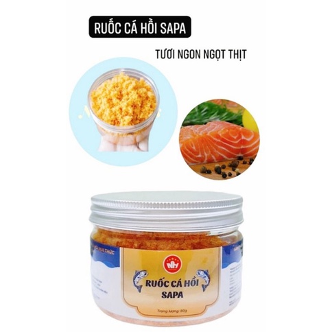 Ruốc cá hồi/Ruốc cá hồi Sapa/Chà bông(80g) | BigBuy360 - bigbuy360.vn