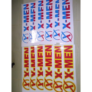 Tem chữ X-Men, tem trang trí xe, tem dán decal xe tải