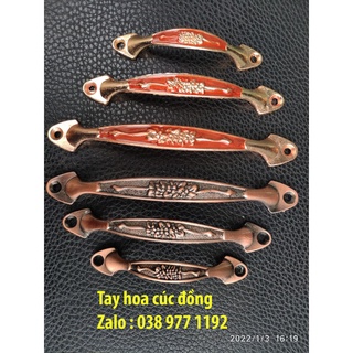 Tay nắm tủ, tay cúc đồng, tay cúc nâu,tay co tủ, tay nắm hoa cúc giá tốt