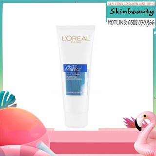 Sữa Rửa Mặt Trắng Da L'Oreal Paris White Perfect Milk foam purifying & brightening 50ml /100ml Hàng Chính Hãng