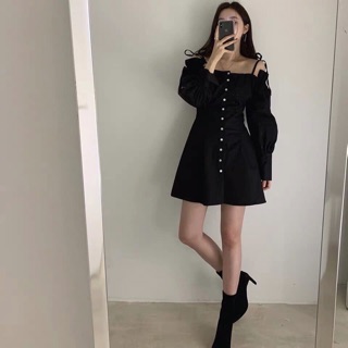 Váy Ulzzang trễ vai ( order )