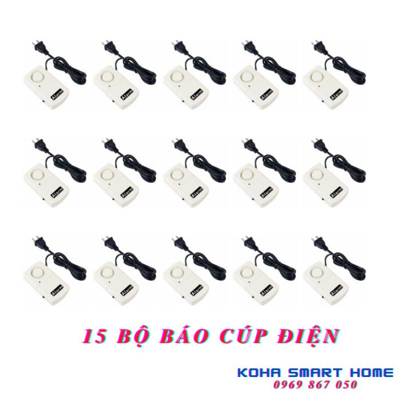 [15 Bộ] Thiết bị báo động báo cúp điện kèm Pin 9v PC01 - Chất Lượng Cao