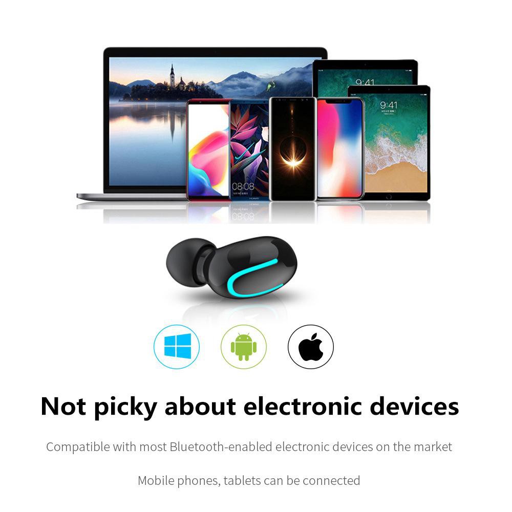 Ele⚡⚡Q67 TWS Tai nghe không dây 3D Stereo Mini Bluetooth 5.0 với Mic kép Tai nghe thể thao tự động ghép nối