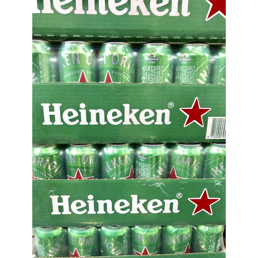 Heineken cao lon 500ml - Hà Lan thùng 24 chai
