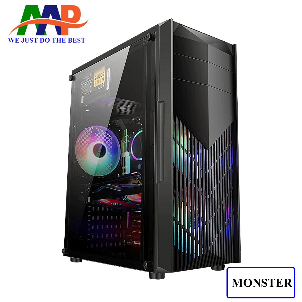 CASE AAP MONSTER GAMING LED RGB