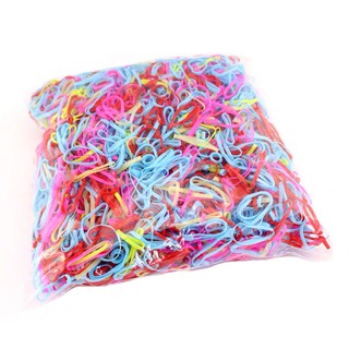 set 500 sợi chun buộc tóc cho bé gái