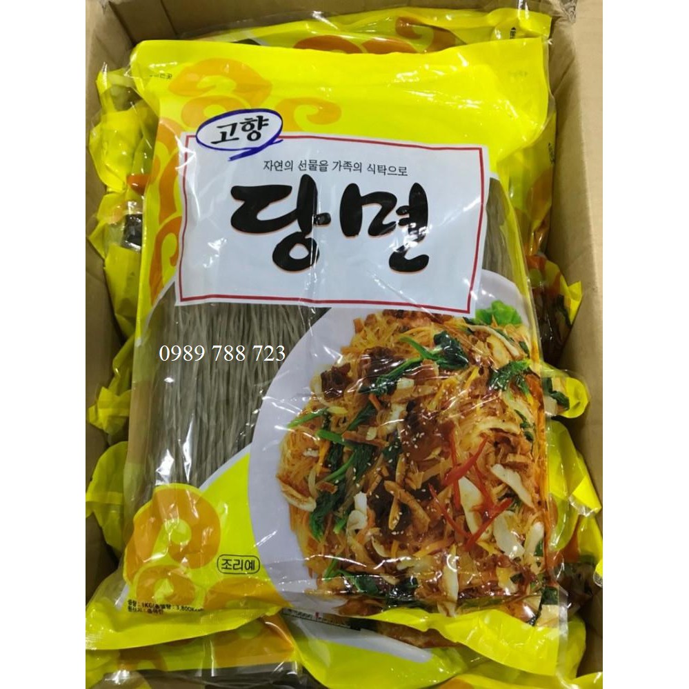 Miến Gogi Hàn Quốc chuẩn 100% - Miến Đen Hàn Quốc gói 1kg