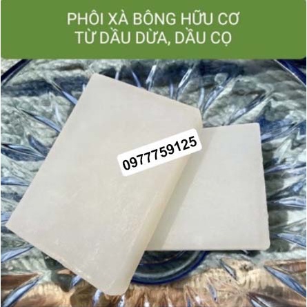 Sản phẩm mới - Phôi xà phòng tinh chất dầu dừa, dầu cọ handmade chất lượng cao, Phôi xà bông Organic làm trắng da