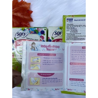 Băng vệ sinh siêu thấm nhật bản sofy tampon supper gói 9 miếng - ảnh sản phẩm 5