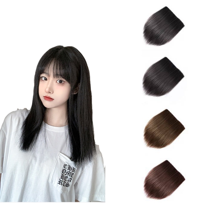 Bộ tóc giả nối thẳng dài Wigsin vô hình có kẹp bằng sợi tổng hợp cho nữ