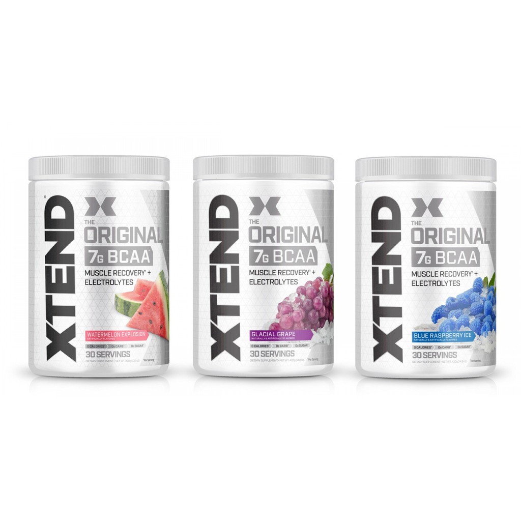 THỰC PHẨM BỔ SUNG XTEND BCAA - GIẢI KHÁT, PHỤC HỒI CƠ BẮP TRONG TẬP LUYỆN (30 LẦN DÙNG)