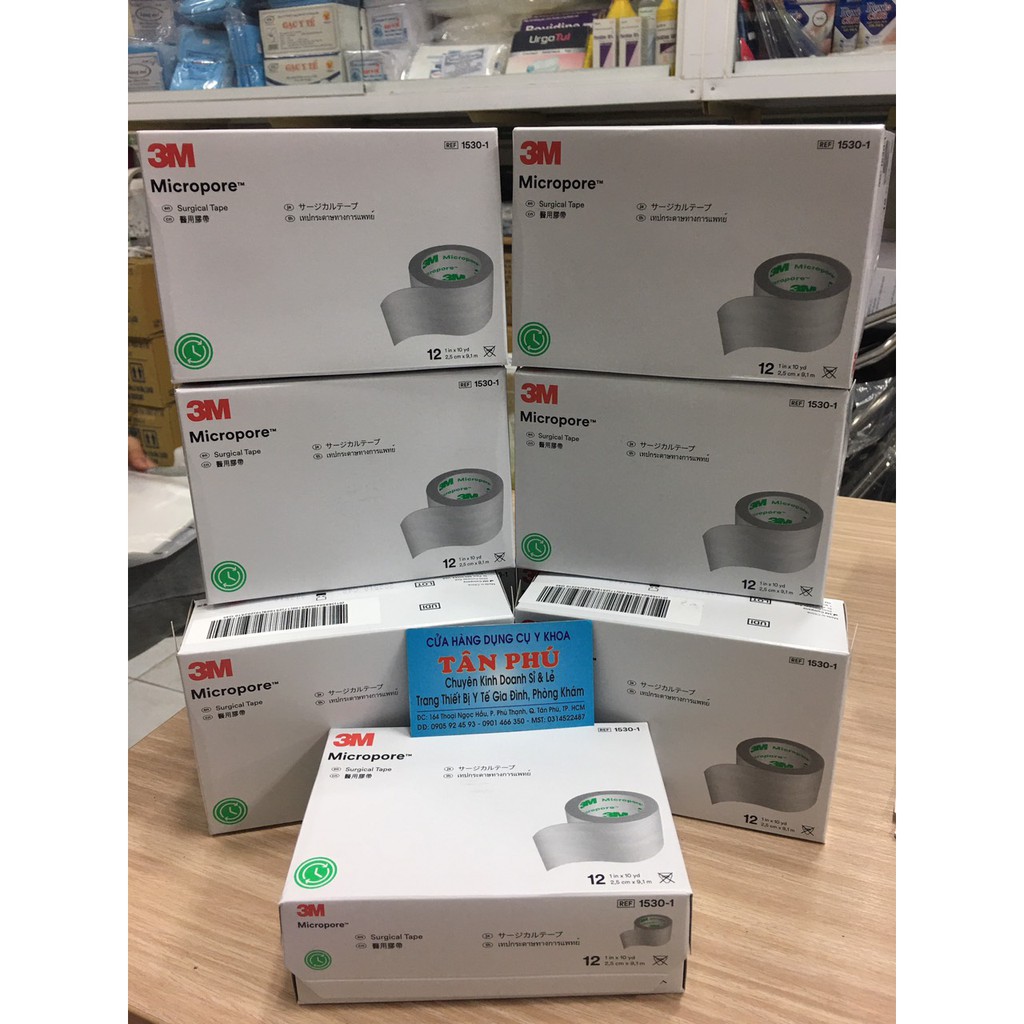 Băng keo giấy y tế 3M Micropore Surgical