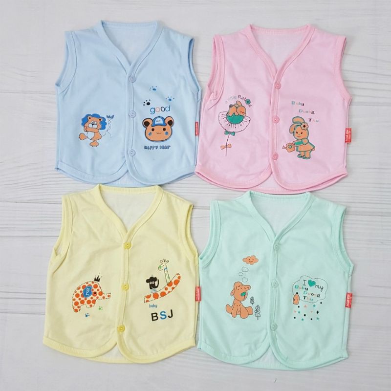 Áo gile cotton 2 lớp cho bé (nhiều mẫu)