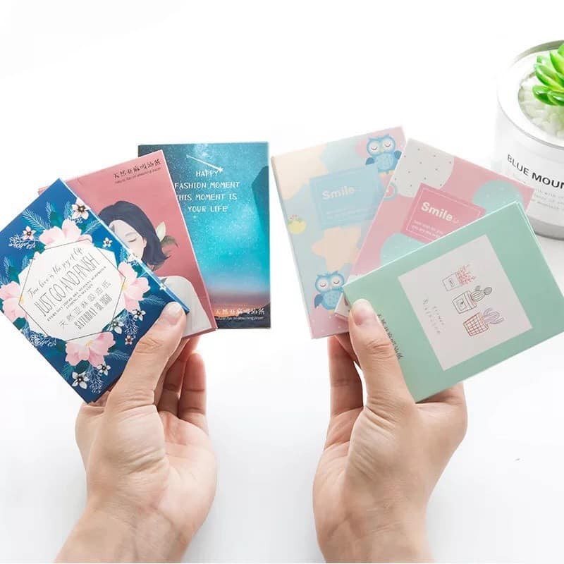Giấy Thấm Dầu 50 tờ 🌸SIÊU RẺ🌸nội địa Trung | BigBuy360 - bigbuy360.vn