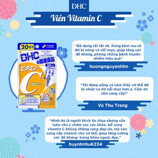 Viên uống DHC Bổ sung Vitamin C Nhật Bản 60 ngày