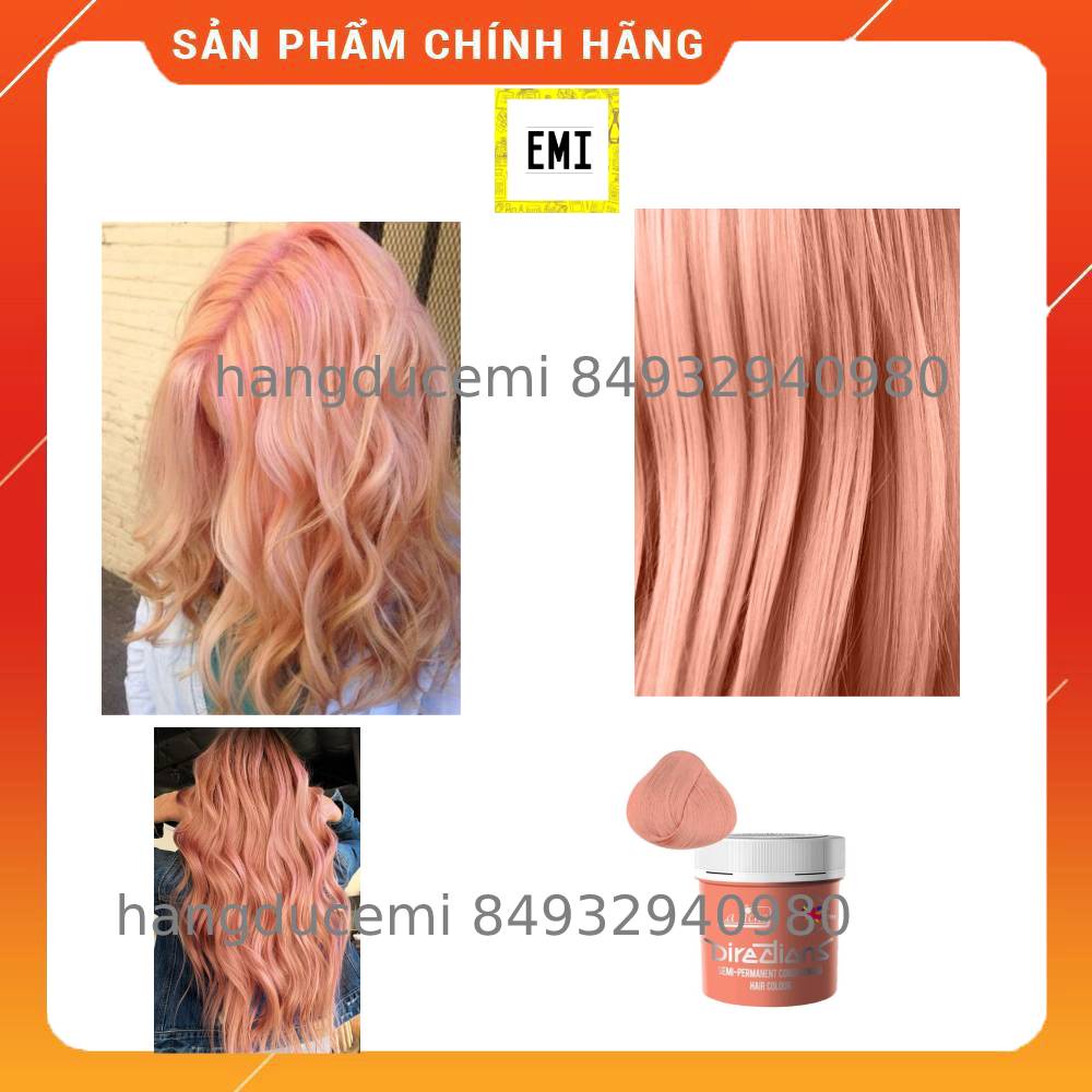 Thuốc nhuộm tóc tạm thời Lariche Directions màu Peach - màu cam đào