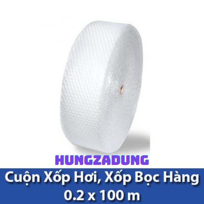 [ 20cm x 100m ] Xốp Hơi Chống Sốc, Bọc Hàng Chống Sốc, Xốp, Màng Xốp Khí, Xốp Nổ Gói Hàng Loại Dày, Kích Thước Đa Dạng