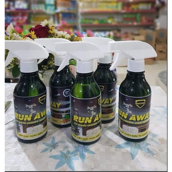 Chai xịt chuột Run Away 300ml hiệu quả an toàn xua đuôi chuột