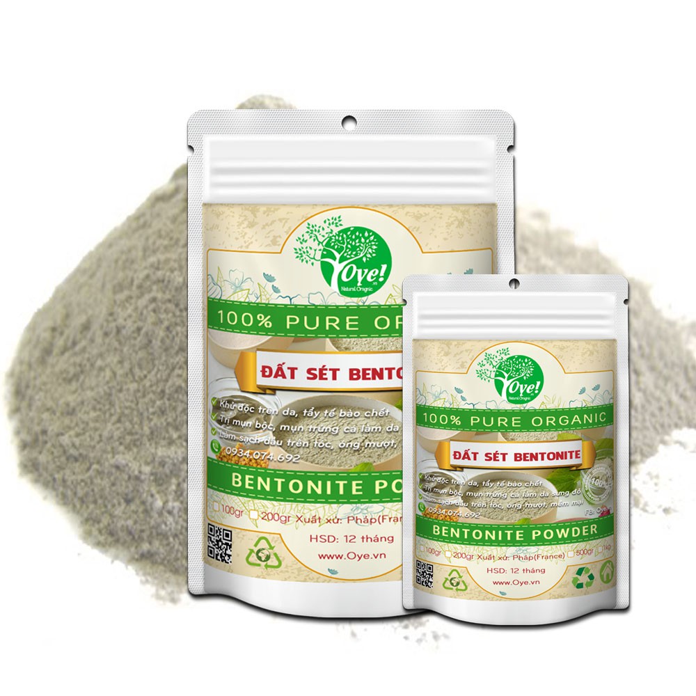 Bột Đất Sét Bentonite 100gr