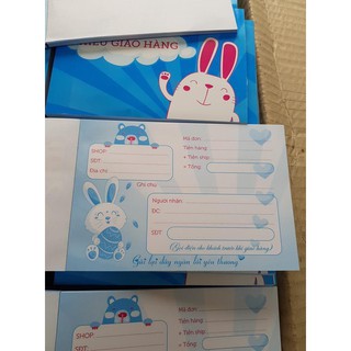 Combo 11 quyển hóa đơn, phiếu ship hàng