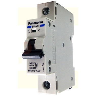 PANASONIC Cầu Dao Tự Động CB Tép 1 Pha 1 Cực 6A Đến 63A - Hàng Chất Lượng - BH 12 Tháng