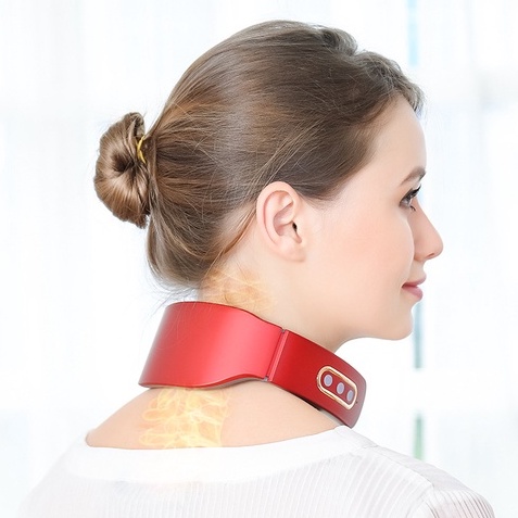Máy massage cổ vai gáy 6 chế độ, 9 cường độ, 4 đầu mát xa, bảo hành 12 tháng, thoải mái tận hưởng cuộc sống