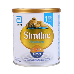 Sữa Similac Newborn IQ Plus HMO số 1 400g (0 - 6 tháng) (Chính hãng)