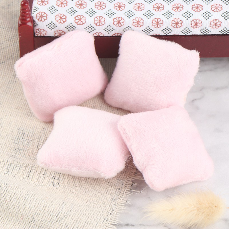 Set 4 Gối Sofa Đồ Chơi Cho Búp Bê