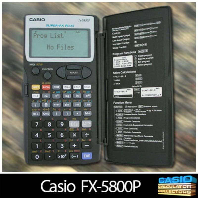 Máy tính Casio FX 5800PS hàng chính hãng