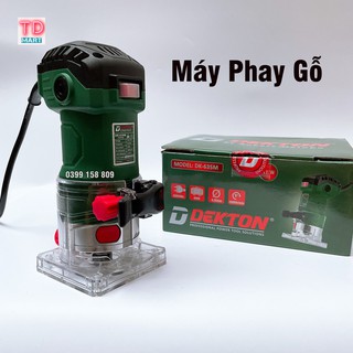 Máy phay gỗ cầm tay, soi gỗ, soi alu Dekton DK-635M công suất 710W