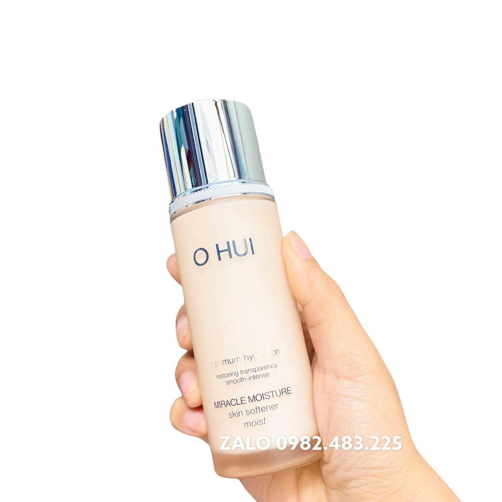 Nước hoa hồng toner Ohui hồng dưỡng ẩm cho da khô OHUI Miracle Moisture Skin Softener Moist