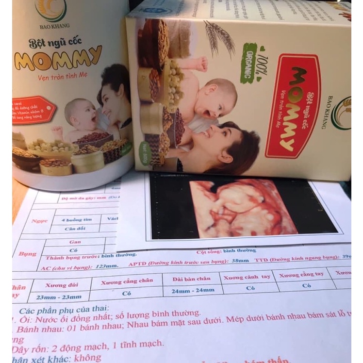 Ngũ Cốc Bầu Mommy 30 Loại Hạt - Dinh Dưỡng Cho Mẹ Bầu, Hộp 500g [𝐂𝐇𝐈́𝐍𝐇 𝐇𝐀̃𝐍𝐆]