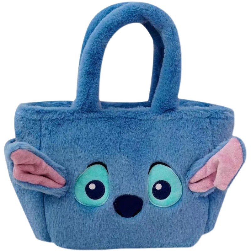Ag Túi Đựng Mỹ Phẩm Cầm Tay In Hình Stitch Hoạt Hình Nhật Bản Hoàn Thiện