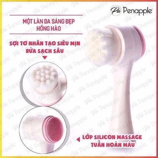 Máy rửa mặt Masage 3D có gai silicon