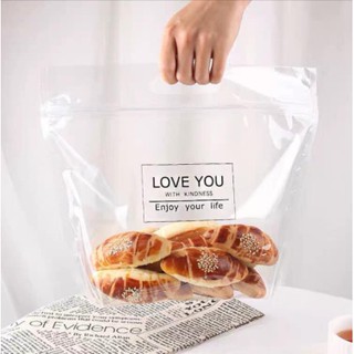 Túi zip đựng thực phẩm có tay xách set 10 chiếc