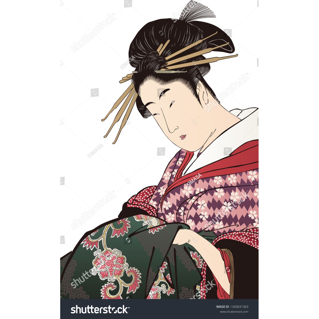 Tranh lụa 3d Quán ăn Phòng trà phong cách Nhật Bản QAPTNB-04