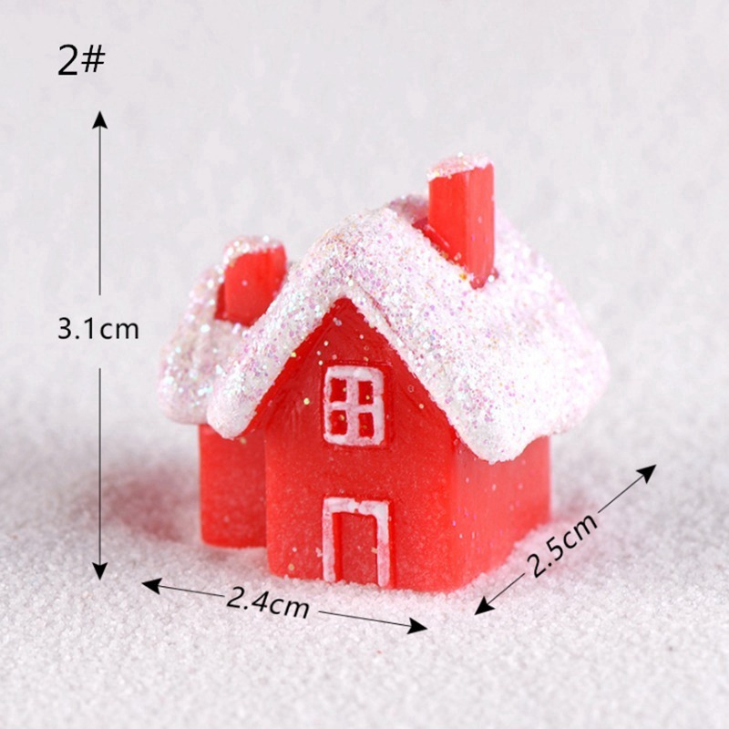 1 Đồ trang trí Ngôi Nhà Tuyết Trang Trí Giáng Sinh
