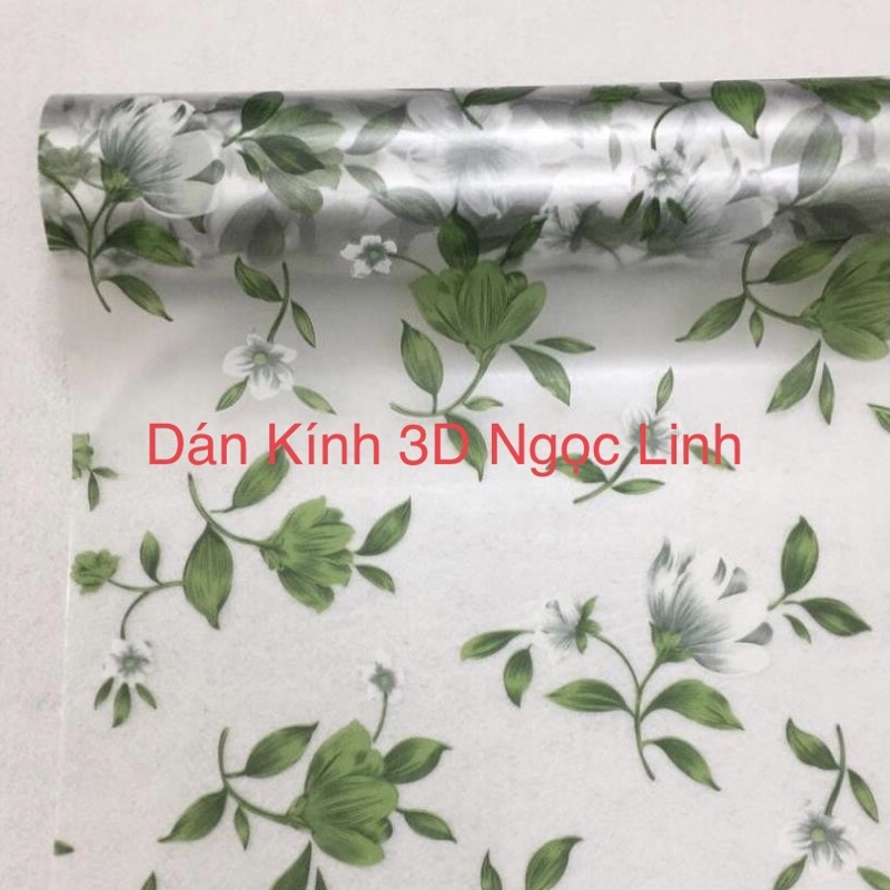 Giấy Dán Kính 3D, Decal dán kính mờ keo sẵn bóc ra dán