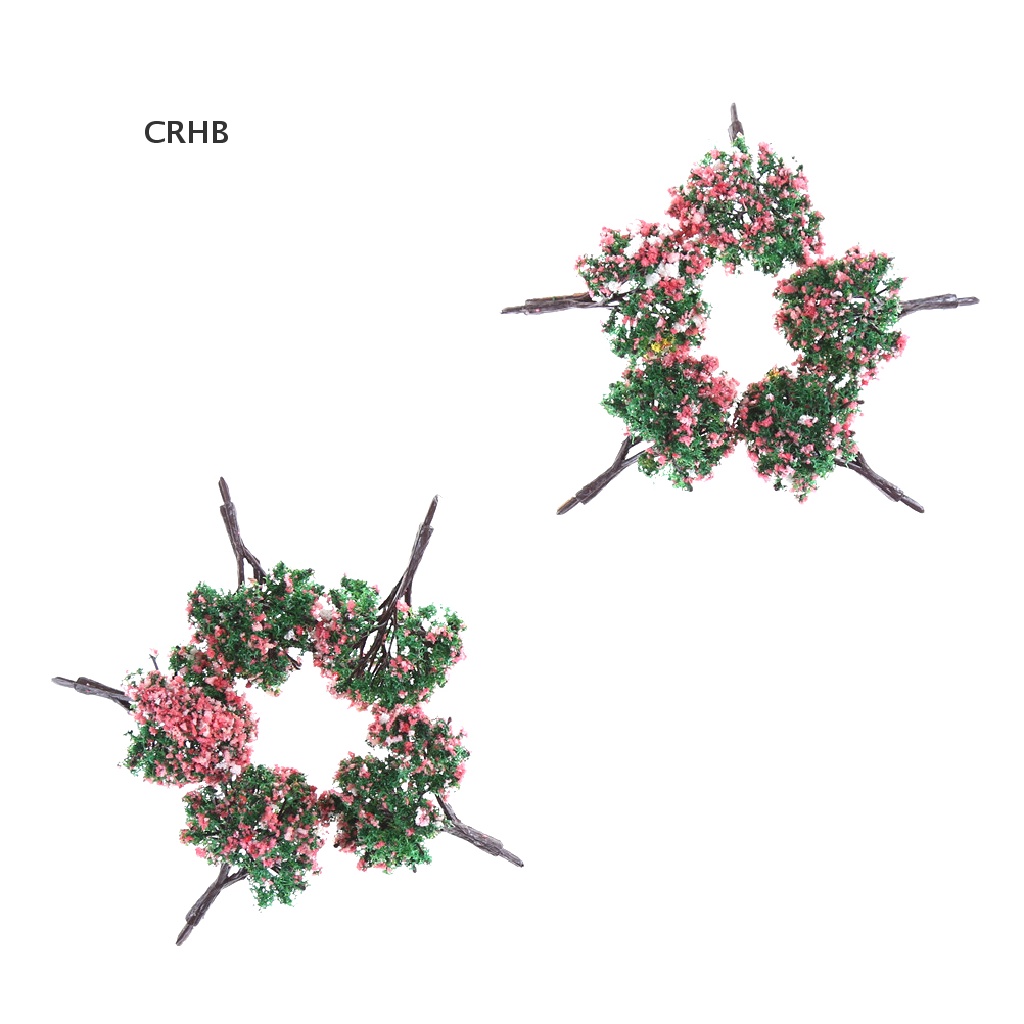 Crhb Set 10 Mô Hình Cây Hoa Hồng Với Cây Hoa Hồng Cho Đường Ray Mới