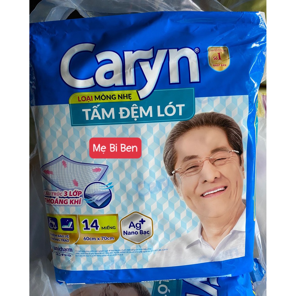[SIZE XL14] Tấm Đệm Lót Caryn siêu thấm size XL14 miếng bảo vệ chống trào