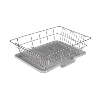 Rổ Úp Chén Có Khay Thoát Nước Để Bồn