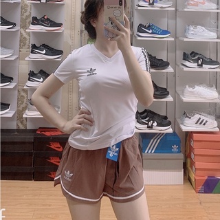 ÁO THUN NỮ CỔ TIM, ÁO TẬP GYM YOGA BA SỌC VAI, CHÁT THUN CO DÃN, THOÁNG MÁT, NHANH KHÔ(T5396)