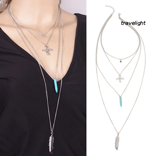 Vòng Cổ Choker Nhiều Lớp Phong Cách Retro Cho Nữ