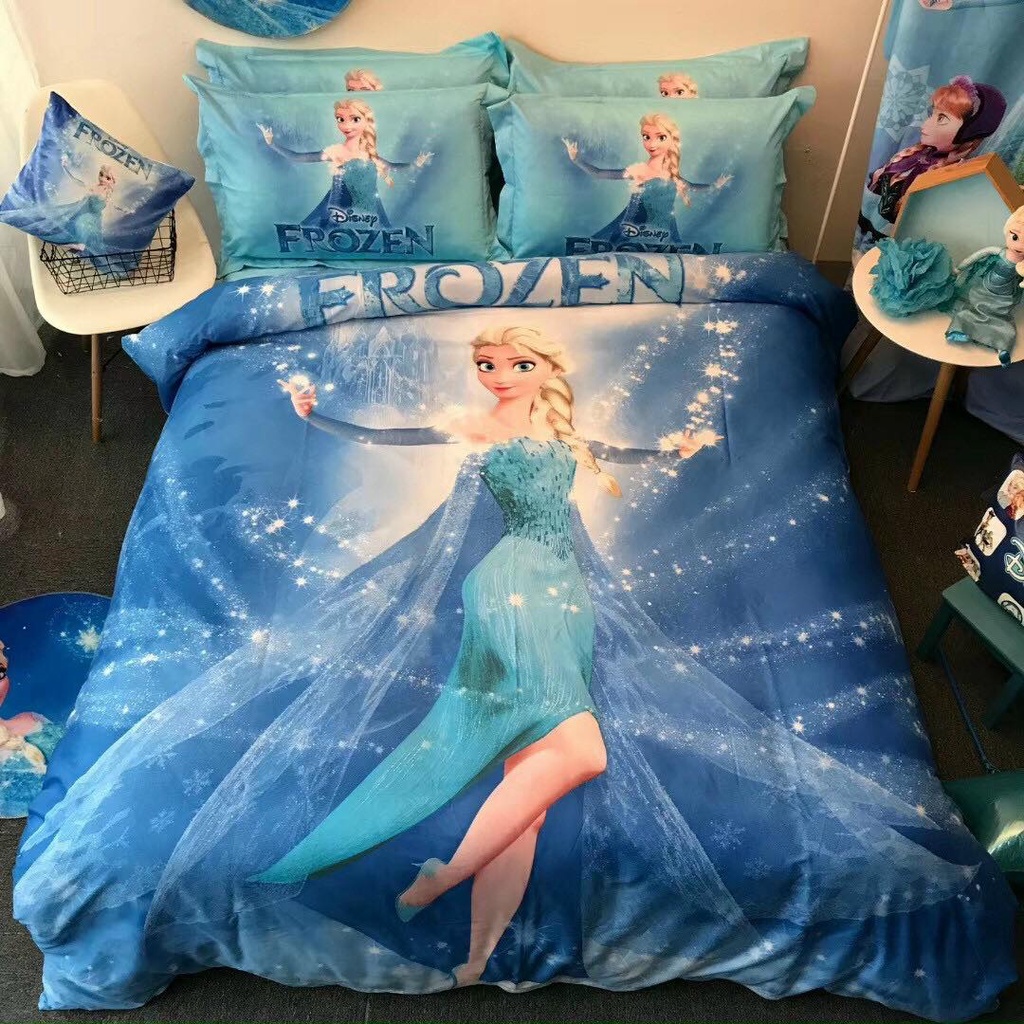 [HÀNG NHẬP] SET COTTON HOẠT HÌNH DISNEY BÉ GÁI - FULLSIZE