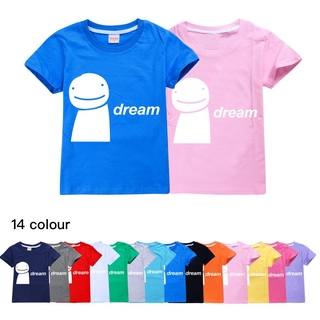 Áo Thun Tay Ngắn In Hình Dream Youtuber Cá Tính Cho Bé Trai