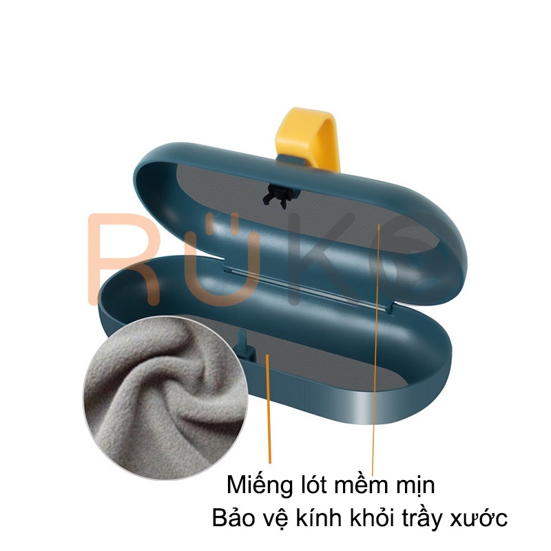 Hộp đựng kính râm kèm sáp thơm trên ô tô