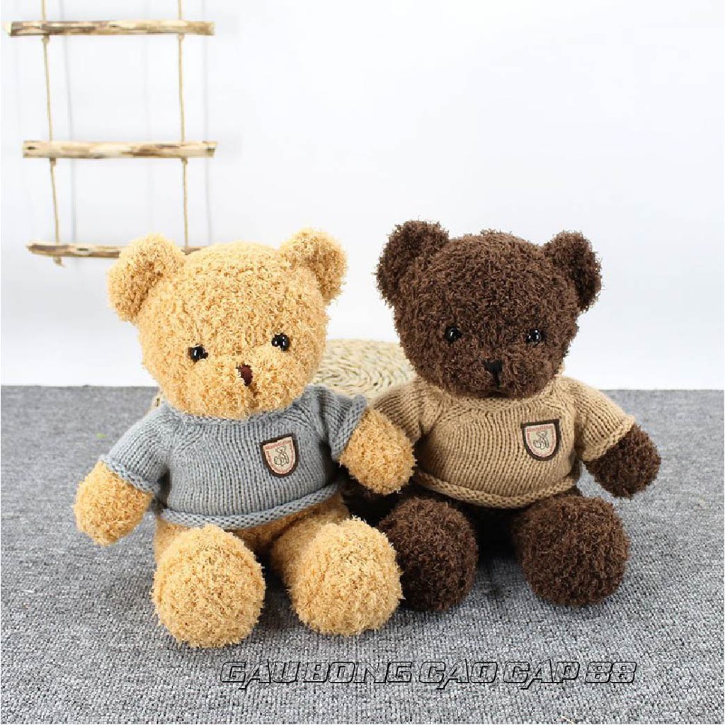 <Hàng Xưởng> Gấu Bông Đồ Chơi cho bé Teddy Mặc Áo Len Nhiều Size  Nhồi Gòn 100% Cao Cấp Bao Xinh Bao Đẹp mới nhất 2021