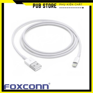 Cáp sạc iphone lightning 1m chính hãng foxconn dùng cho các dòng iphone 5/6/7/8/x,xr bh 12th