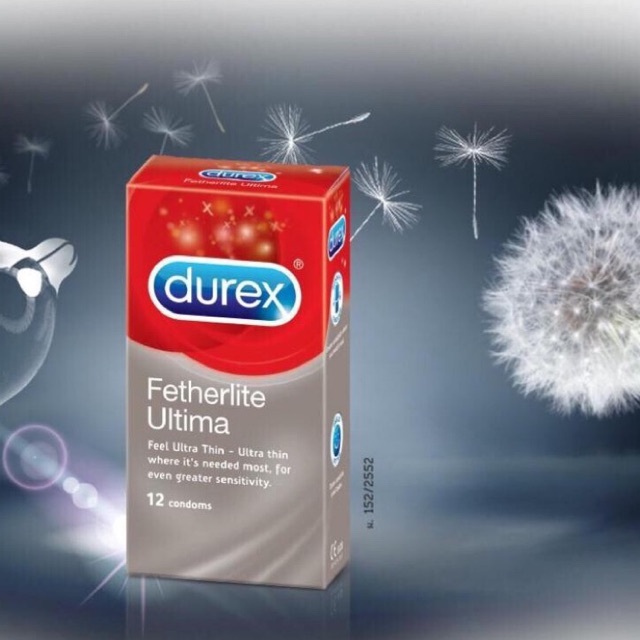 [ HÀNG CHÍNH HÃNG ] bao cạo su durex fetherlite Ultima hộp 12 cái